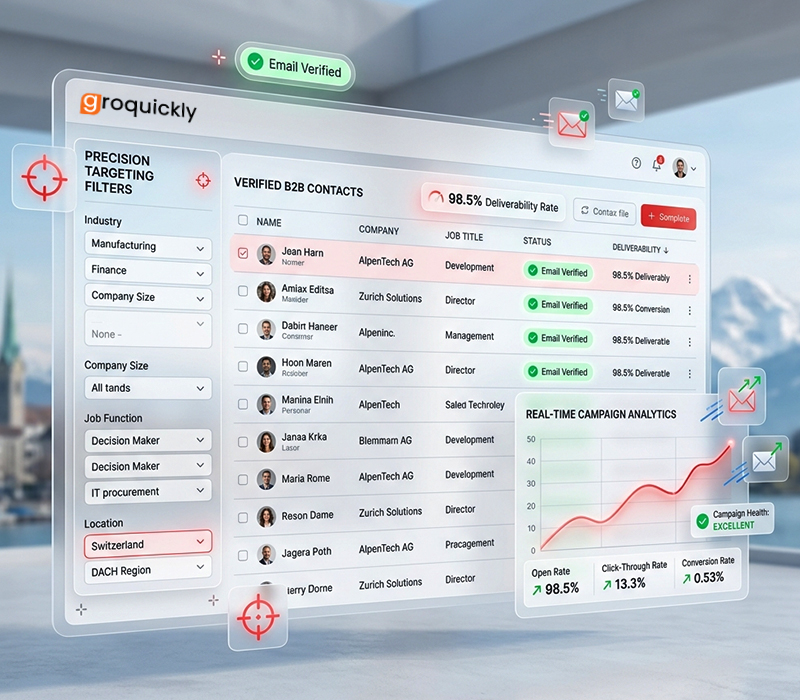 Switzerland B2B Sales Team