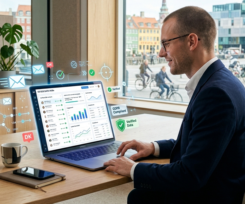 Denmark B2B Email Database - GroQuickly