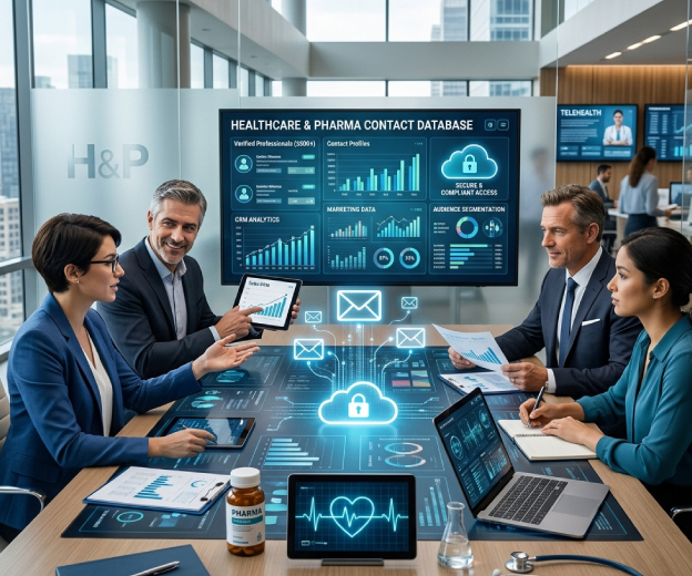 Healthcare Industry B2B Email Database — GroQuickly