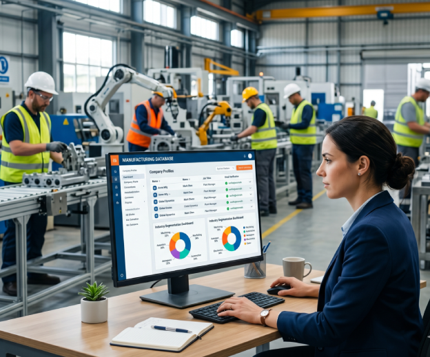 Manufacturing (Global) B2B Email Database — GroQuickly