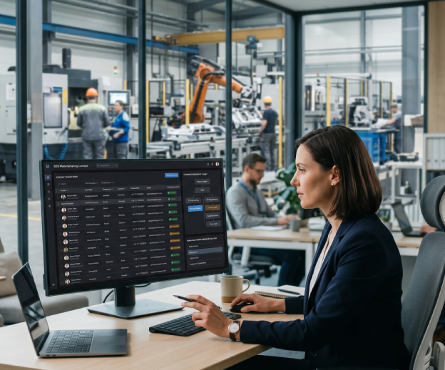 Manufacturing (Global) B2B Email Database — GroQuickly