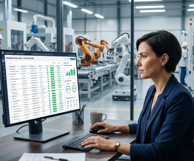 Manufacturing (Global) B2B Email Database — GroQuickly
